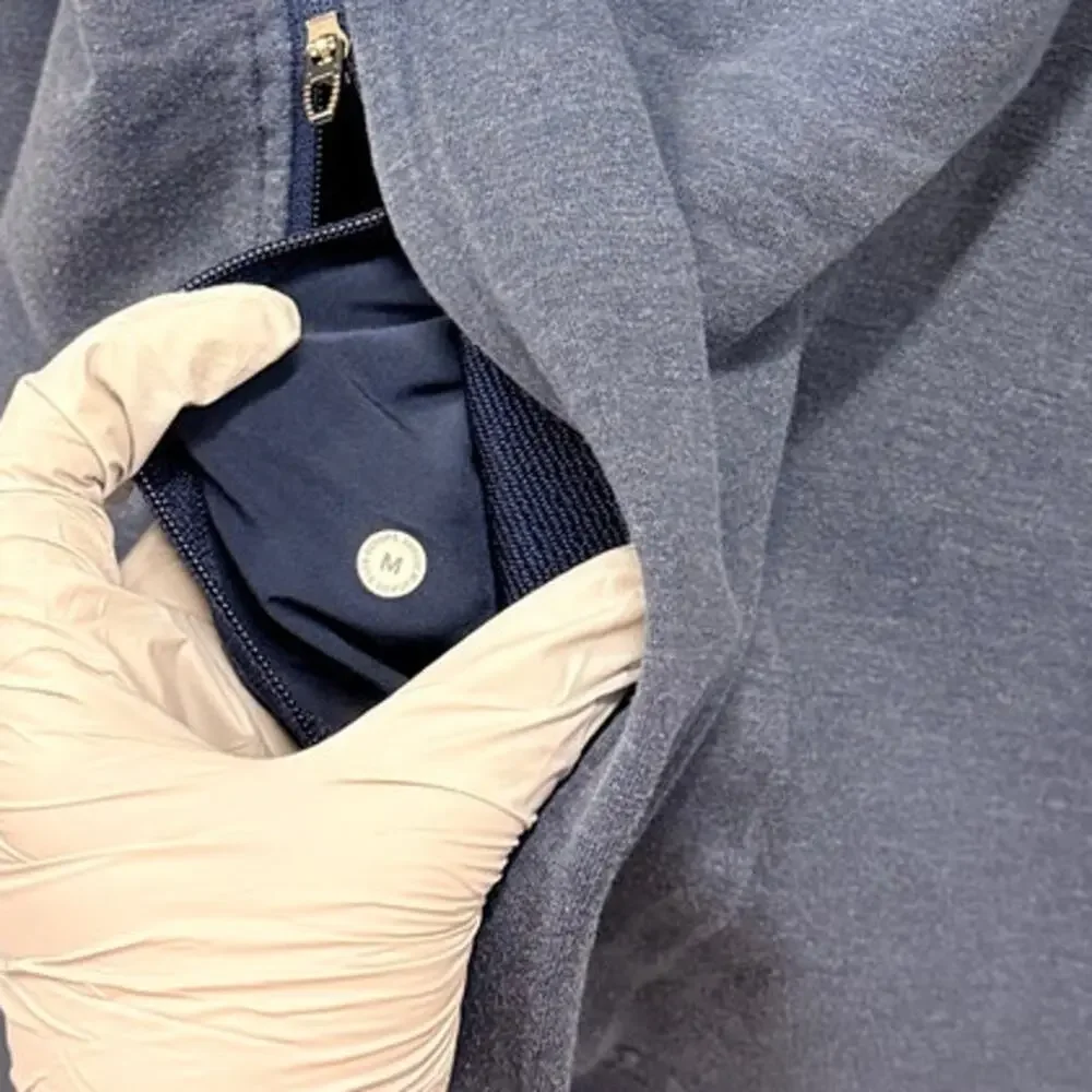Lululemon City Sweat Crew Heathered True Navy Medium Loungwear Cozy‎ Warm